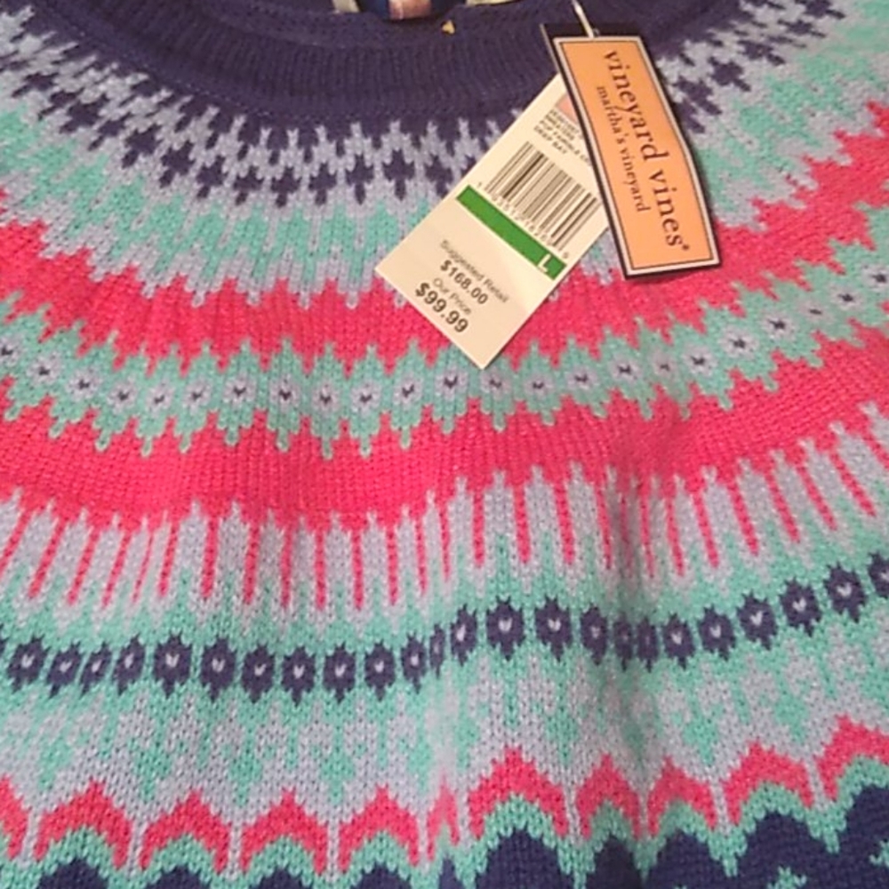 Nwt Vineyard Vines sweater sz large - Picture 2 of 2